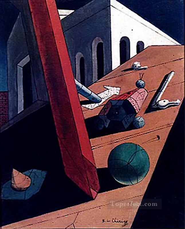 the evil genius of a king 1915 Giorgio de Chirico Surrealism Oil Paintings
